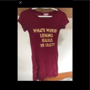 Cute Juniors Graphic Baby Tee